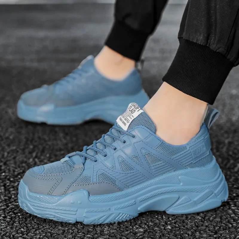 WIAOFELLAS  -  Size47 Men Running Shoes Street Hiphop Skateboard Shoes Chunky Comfy Soft Casual Sneakers Unisex Tenis Masculino Footwear Male