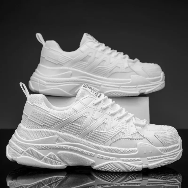 WIAOFELLAS  -  Size47 Men Running Shoes Street Hiphop Skateboard Shoes Chunky Comfy Soft Casual Sneakers Unisex Tenis Masculino Footwear Male
