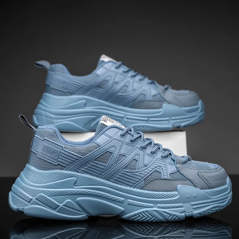 WIAOFELLAS  -  Size47 Men Running Shoes Street Hiphop Skateboard Shoes Chunky Comfy Soft Casual Sneakers Unisex Tenis Masculino Footwear Male